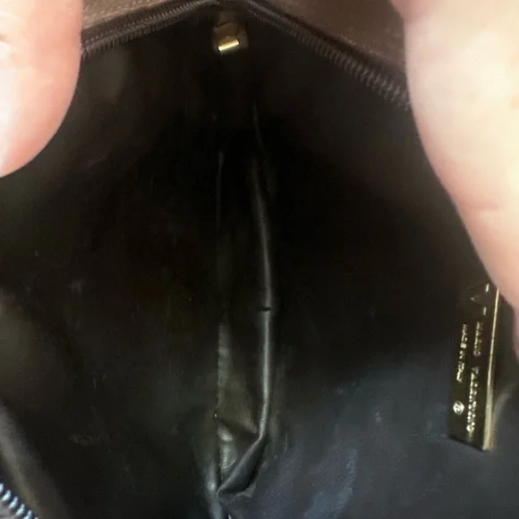 Mario Valentino Shoulder Bag in PVC & Leather Crossbody Mini Bag - Picture 8 of 9